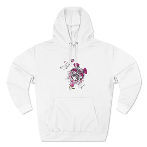 Chinese Style Lion Dance hoodie(White)