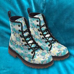 God Is Love Fancy Mint Vegan Leather Boots