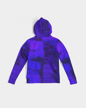 Artistic Violet Blue Women's Hoodie