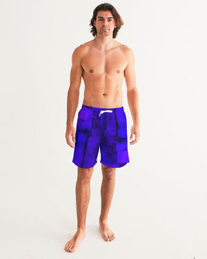 Artistic Men's Swim Trunk (Violet Blue)