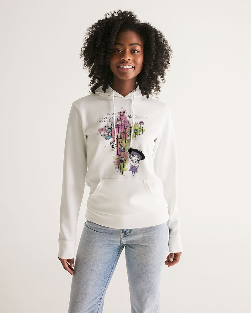 Faith Hope Love Women's Hoodie (White)