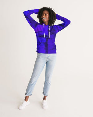 Artistic Violet Blue Women's Hoodie