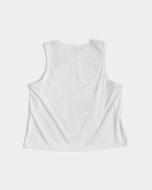 Rabbit Lantern Women's Cropped Tank (White)