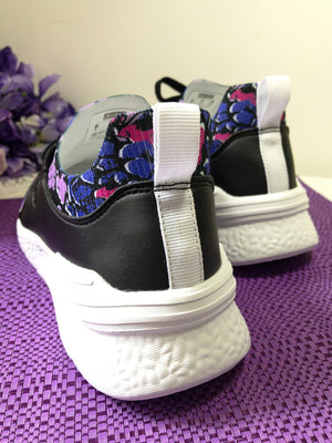 Purple rose Women's Two-Tone Sneaker（Purple）