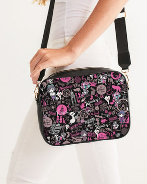 Hong Kong Pattern Crossbody Bag