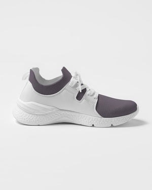 Grey and White Women's Two-Tone Sneaker