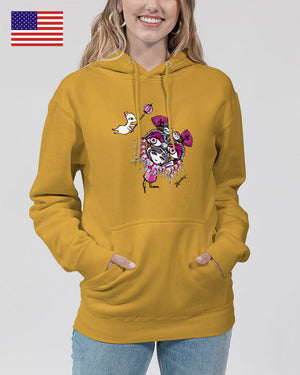 Chinese Style Lion Dance hoodie(White)