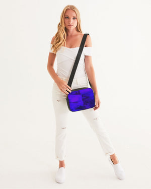 Artistic Crossbody Bag  (Violet Blue)