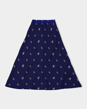 Rabbit Lantern Women's A-Line Midi Skirt