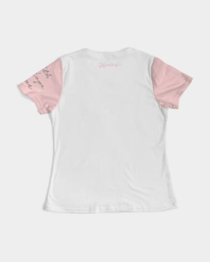 Faith Hope Love Women's Tee (White/Pink)