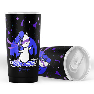 Japan Anime Inspired 20oz Tumbler (Moonkii-Black)