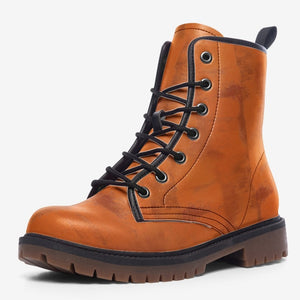 Burnt Orange Combat Boots (For Women| Men)