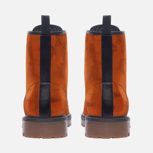 Burnt Orange Combat Boots (For Women| Men)