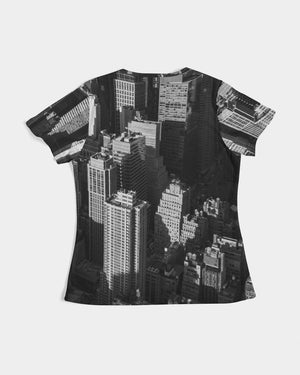 New York Building Women's Tee (Black)