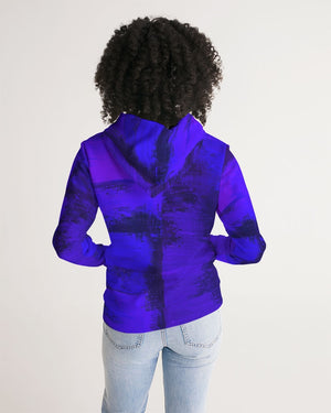 Artistic Violet Blue Women's Hoodie