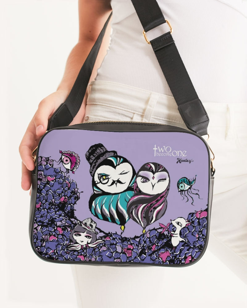 Owls Floral Crossbody Bag