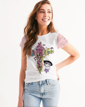 Faith Hope Love Women's Tee (White/Pink)