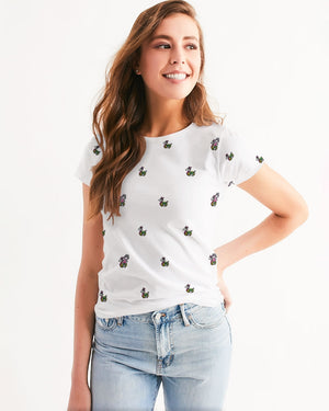 Rabbit Lantern Women's Tee (White)