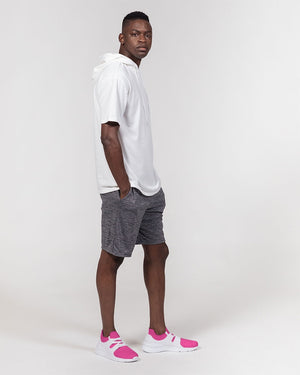 Pink and White Men's Two-Tone Sneaker (Barbie Pink )