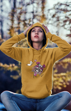 Chinese Style Lion Dance hoodie(Charcoal Heather)